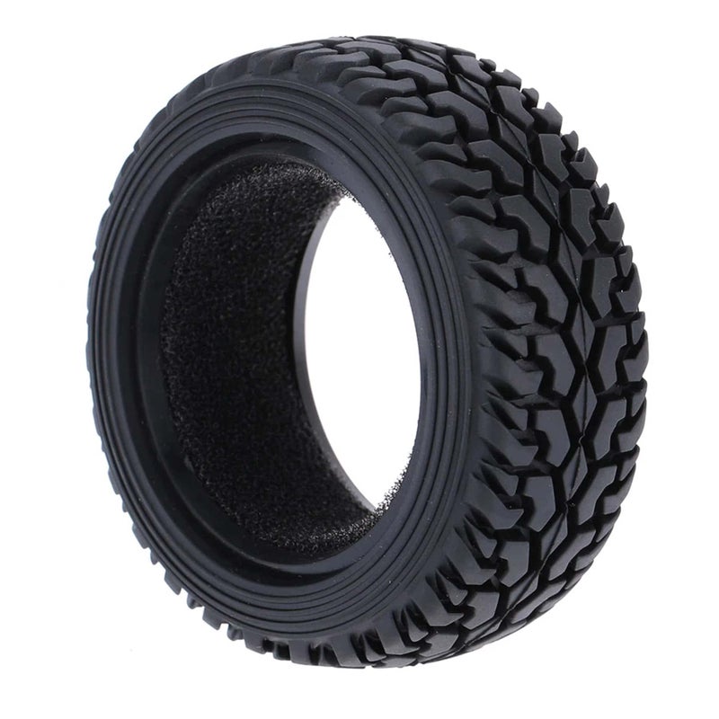 LAFEINA 4PCS 75mm RC Rally Car Grain Rubber Tires for 1:10 RC On Road Car Tamiya HSP HPI Kyosho - Image 5